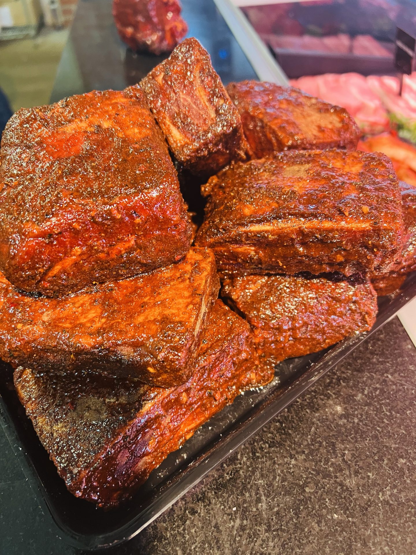 600g STICKY BBQ BRISKET CHUNKS Butchers Hook