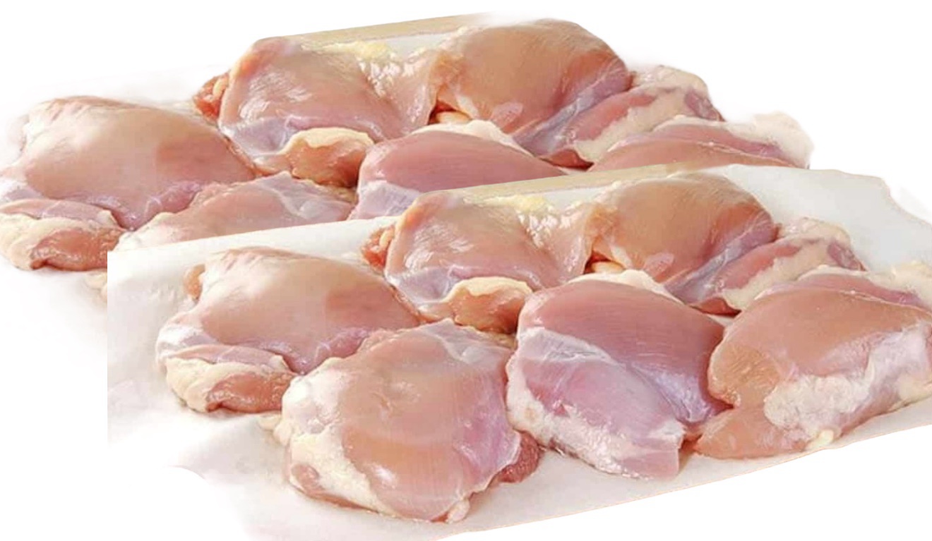 5k pack of boneless skinless fresh chicken thighs